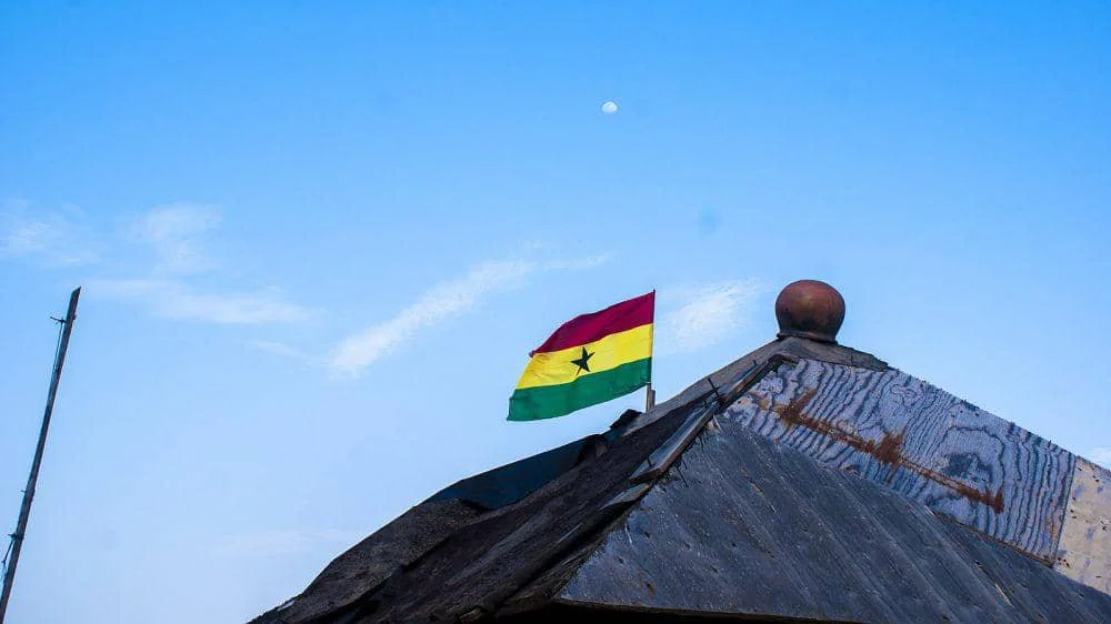 Ilustrasi bendera Ghana (Tryongliph, CC BY-SA 4.0, via Wikimedia Commons)