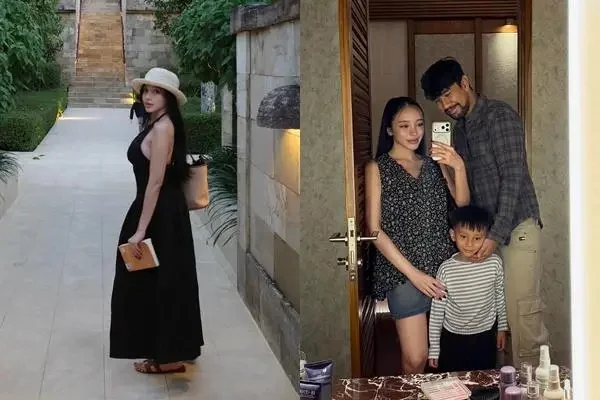 7 Potret Liburan Amanda Zahra di Amanjiwo Bareng Keluarga Kecilnya