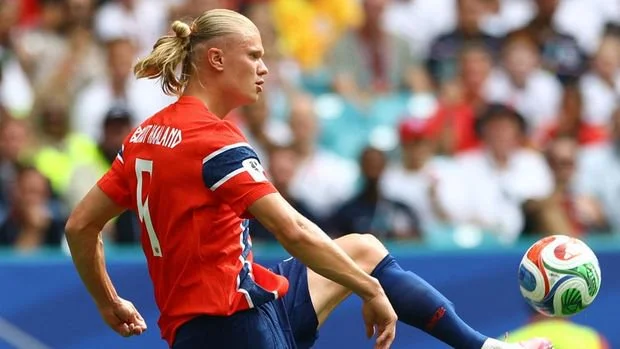 Soccer Football - FIFA World Cup 2026 - Quarter Final - Norway v England - Miami Stadium, Miami Gardens, Florida, U.S. - July 11, 2026 Norway's Erling Haaland in action IMAGN IMAGES via Reuters/Nathan Ray Seebeck