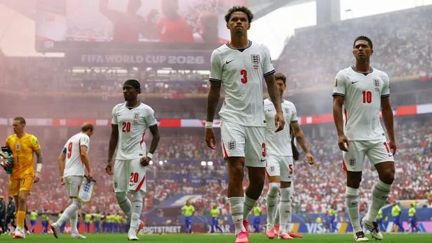 Soccer Football - FIFA World Cup 2026 - Quarter Final - Norway v England - Miami Stadium, Miami Gardens, Florida, U.S. - July 11, 2026 England's Nico O'Reilly before the match IMAGN IMAGES via Reuters/Nathan Ray Seebeck