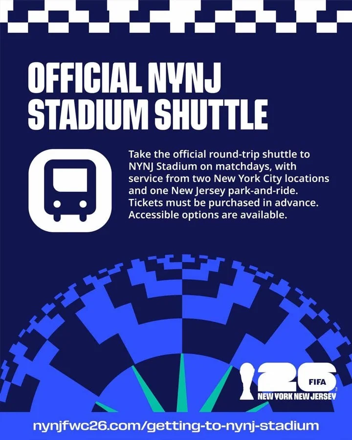 informasi shuttle New York New Jersey Stadium 
