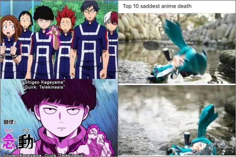 8 Meme Top 10 Anime Versi Kocak, Kageyama Masuk Kelas 1-A?
