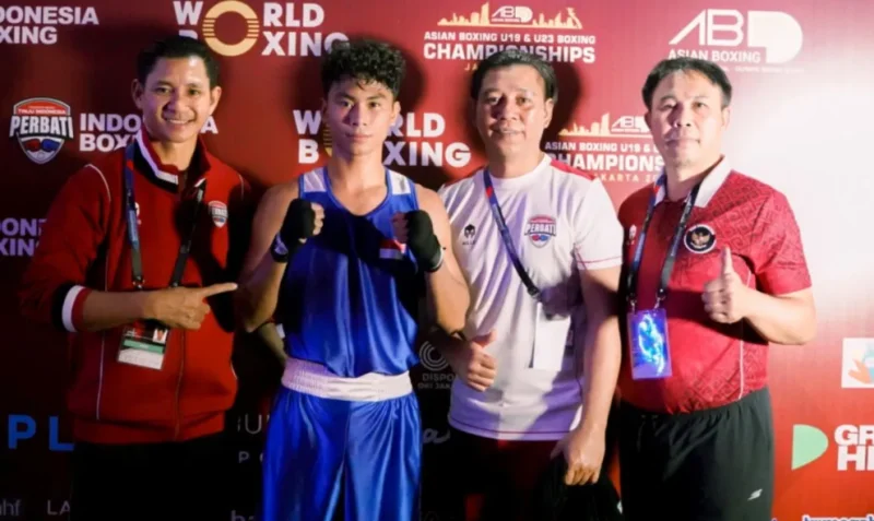 Joshua Toni Marties Lahin dan Viktor Wengkang Lolos ke Semifinal Asian Boxing U19 dan U23