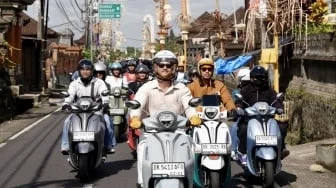 Baskara Mahendra Bongkar Alasan Yamaha Grand Filano Hybrid Jadi Pilihan Skutik Stylish di Bali