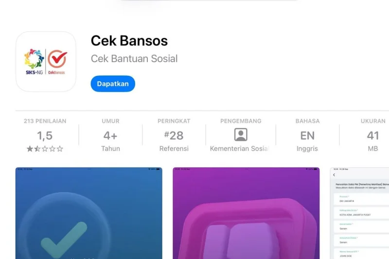 Cara Mengecek Desil via Aplikasi Cek Bansos Tanpa Login