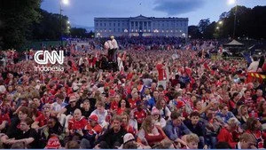Viking Row Perpisahan dari Suporter Norwegia untuk Piala Dunia
