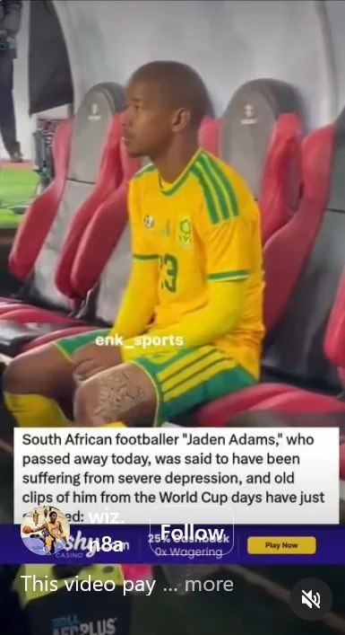 Momen menyendiri Jayden Adams di Piala Dunia 2026