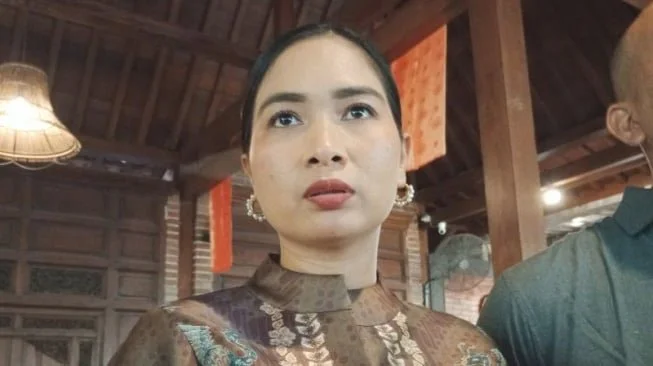 Wakil Menteri Pariwisata (Wamenpar) Ni Luh Puspa di Sleman, D.I Yogyakarta, Senin (27/1/2025) (ANTARA/Luqman Hakim)