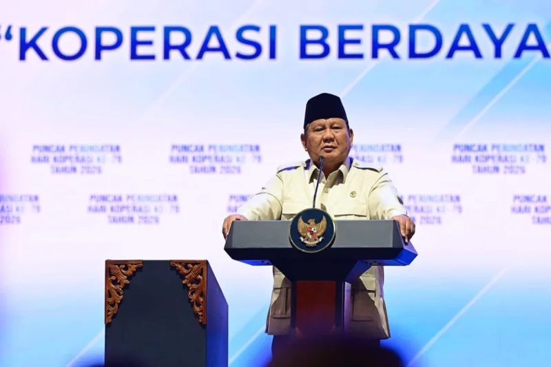 Pidato Prabowo di Hari Koperasi: Cerita Tamu Tak Tahu Diri hingga Jelaskan Maksud Kopdes