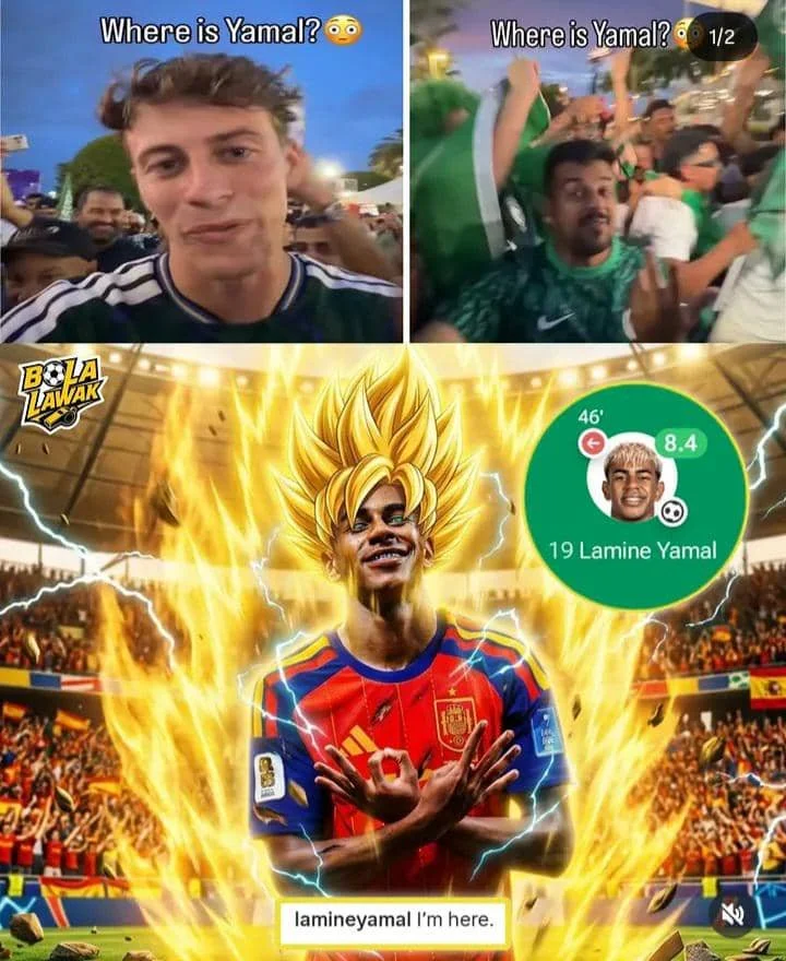 meme Lamine Yamal 