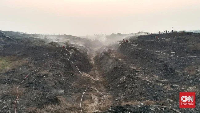 Pemkab Tangerang Pakai Drone Thermal Deteksi Sisa Api TPA Jatiwaringin