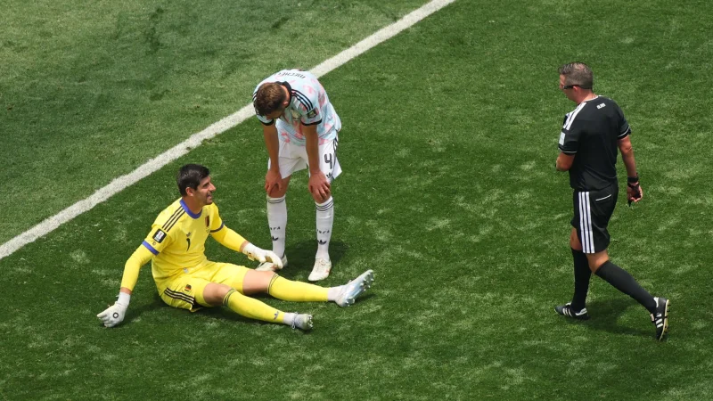 Hasil pemeriksaan... Apakah Courtois mengalami cedera serius?