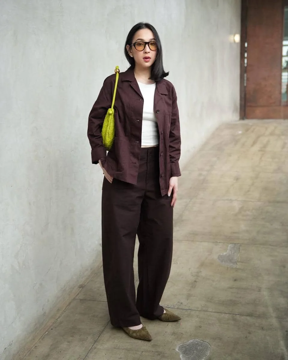 ide outfit casual chic ala Agatha Pricilla 