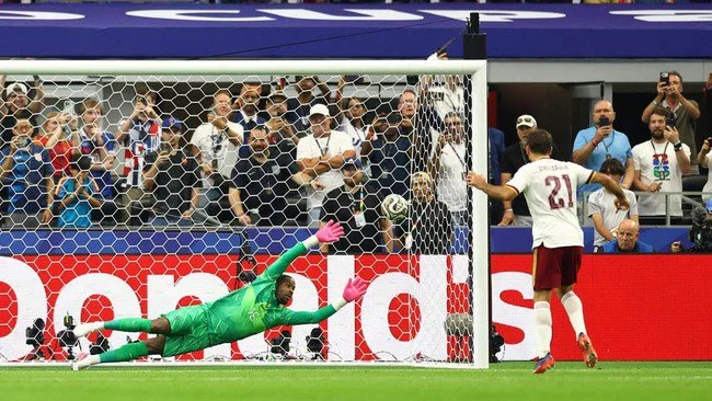 Menit ke-22: Gol Penalti Oyarzabal Bawa Spanyol Unggul atas Prancis