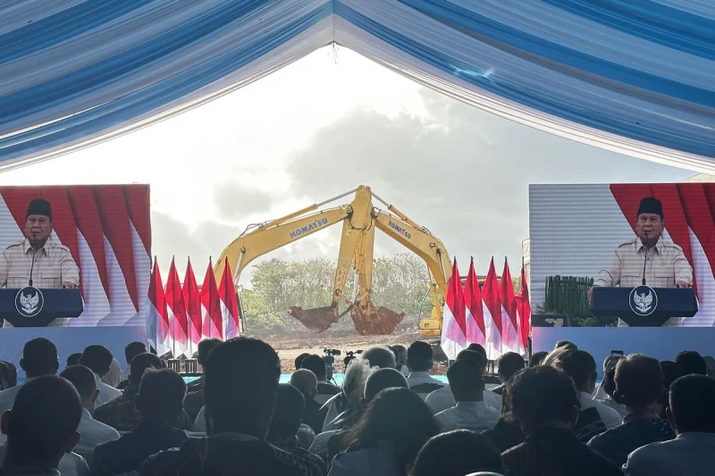 Prabowo Puji CEO Inpex Takayuki Ueda Bisa Bahasa Indonesia Saat Resmikan Proyek Blok Masela