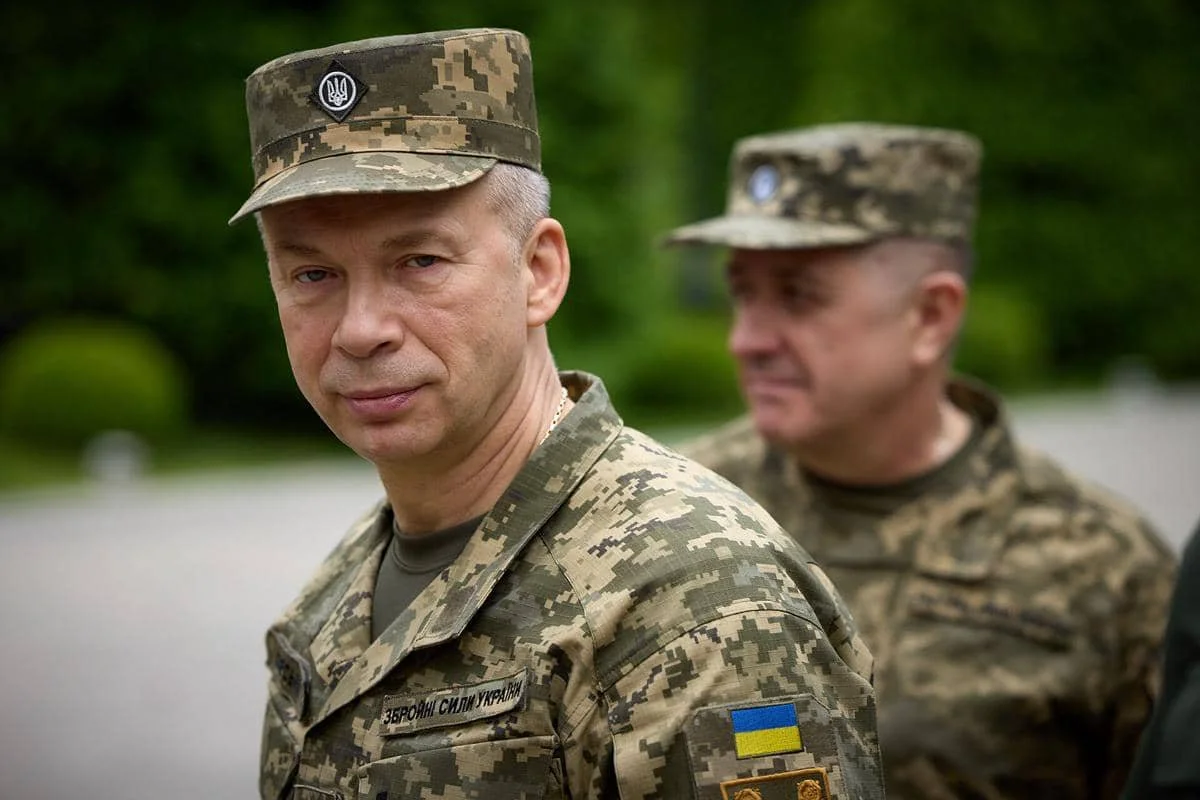 Oleksandr Syrskyi sedang bertugas.
