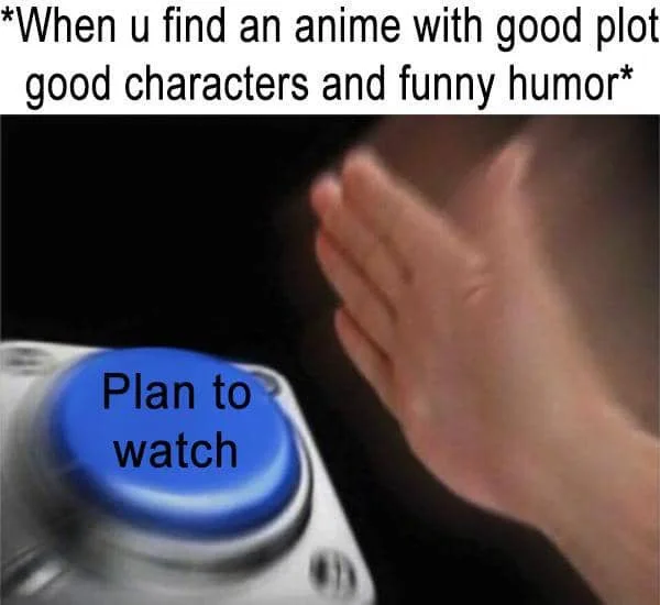 meme anime tentang rencana