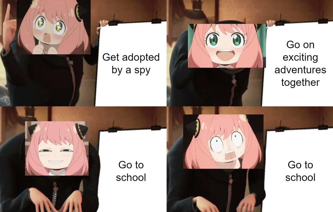 meme anime tentang rencana
