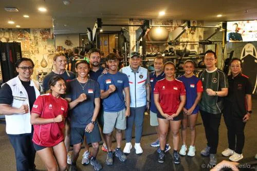 Todotua Pasaribu menghampiri pelatnas surfing Asian Games 2026. (Foto: NOC Indonesia)