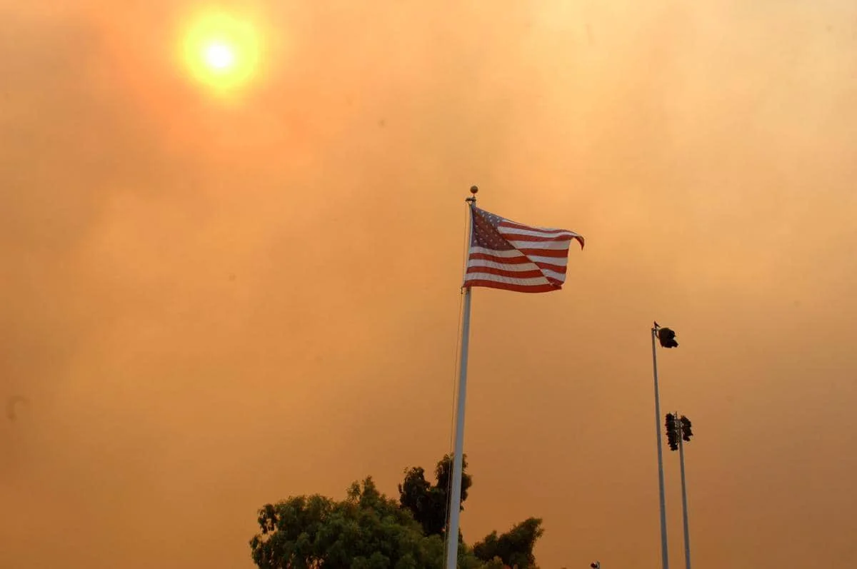 kualitas udara buruk di AS