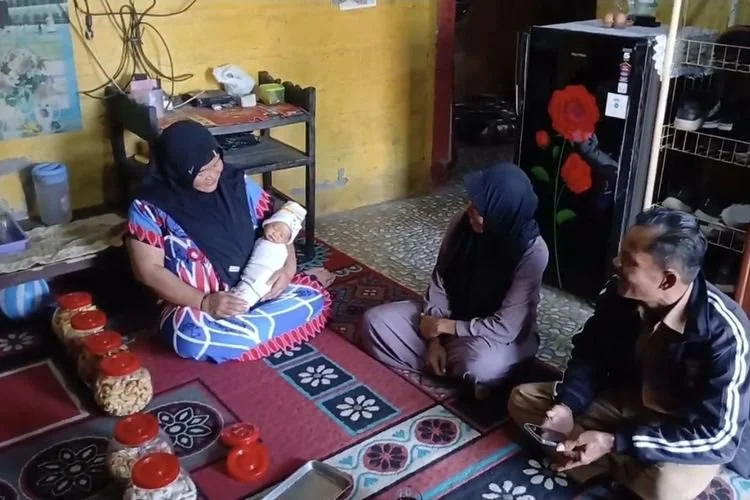 Muhammad MBG Subianto, bayi laki-laki asal Dusun Prigi, Desa Jolontoro, Kecamatan Sapuran, Kabupaten Wonosobo,