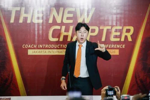 Pelatih Persija Jakarta, Shin Tae-yong. (Foto: Aldhi Chandra/Okezone)