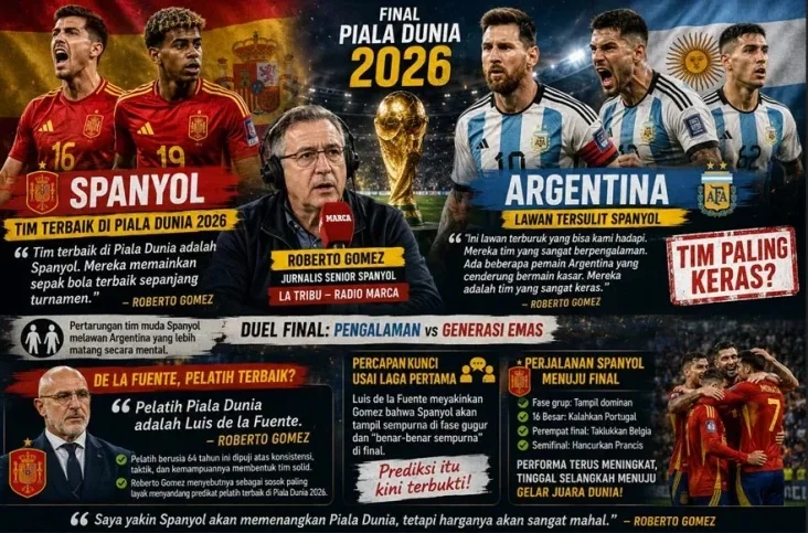Jelang Final Piala Dunia 2026, Spanyol Waspadai Permainan Keras Argentina
