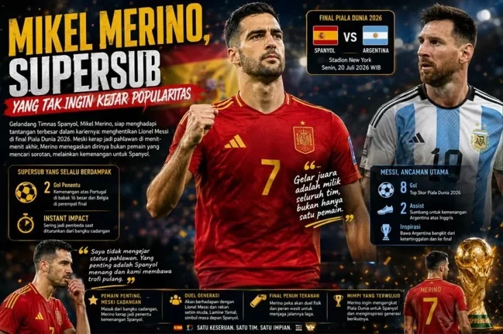 Mikel Merino, Supersub yang Tak Ingin Kejar Popularitas