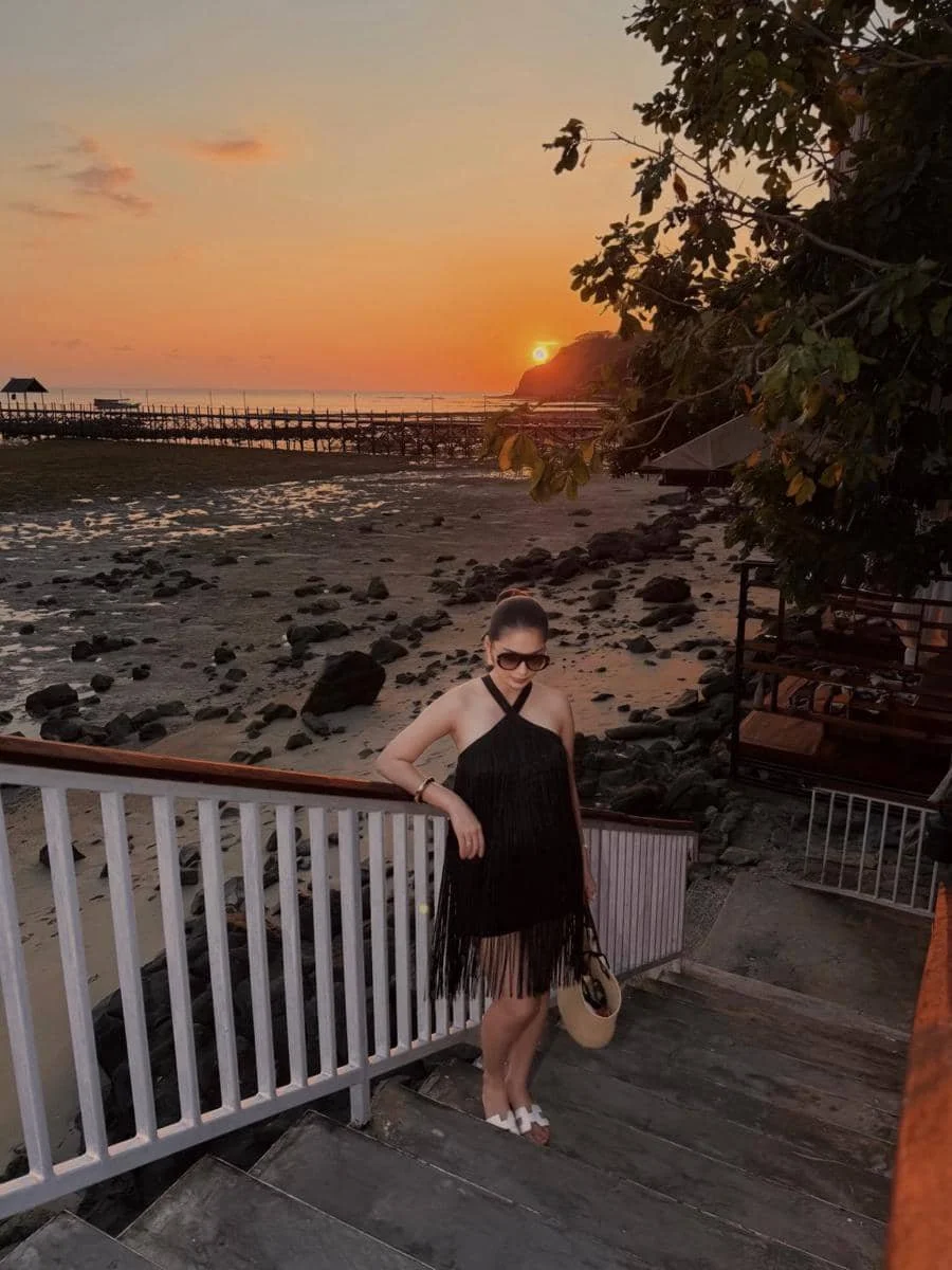 Debi Sagita babymoon di Plataran Komodo