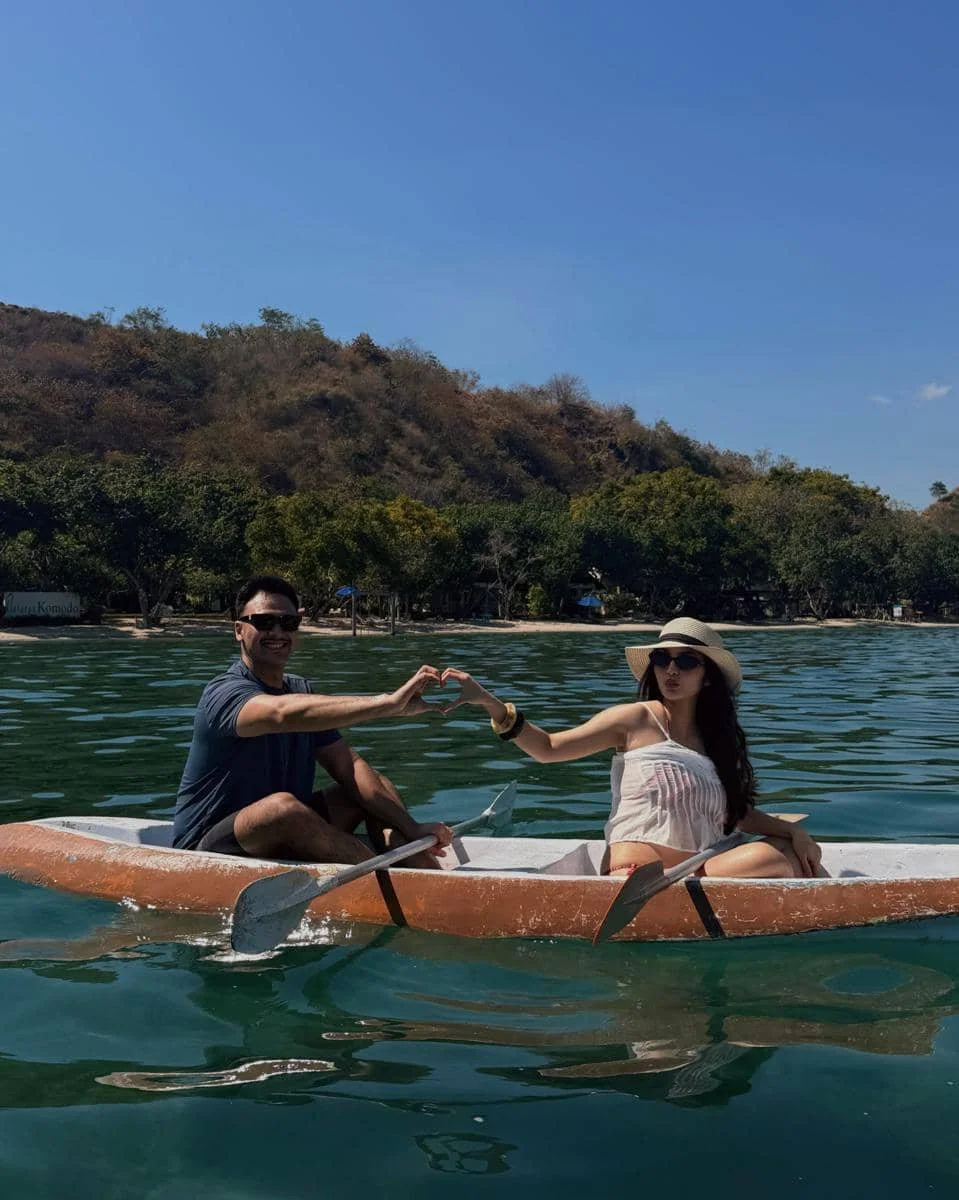 Debi Sagita babymoon di Plataran Komodo