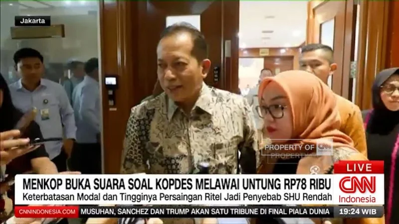 VIDEO: Menkop Tanggapi Sorotan Laba Kopdes Melawai Baru