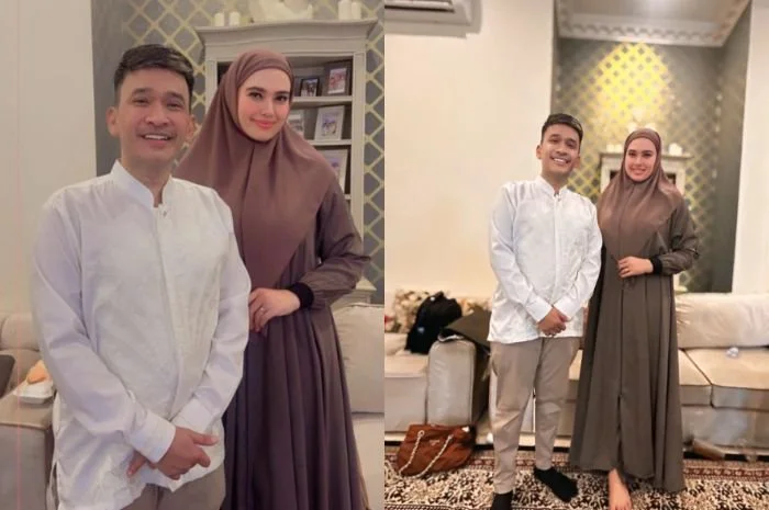 Ruben Onsu dan Catherine Wilson bertemu di kajian