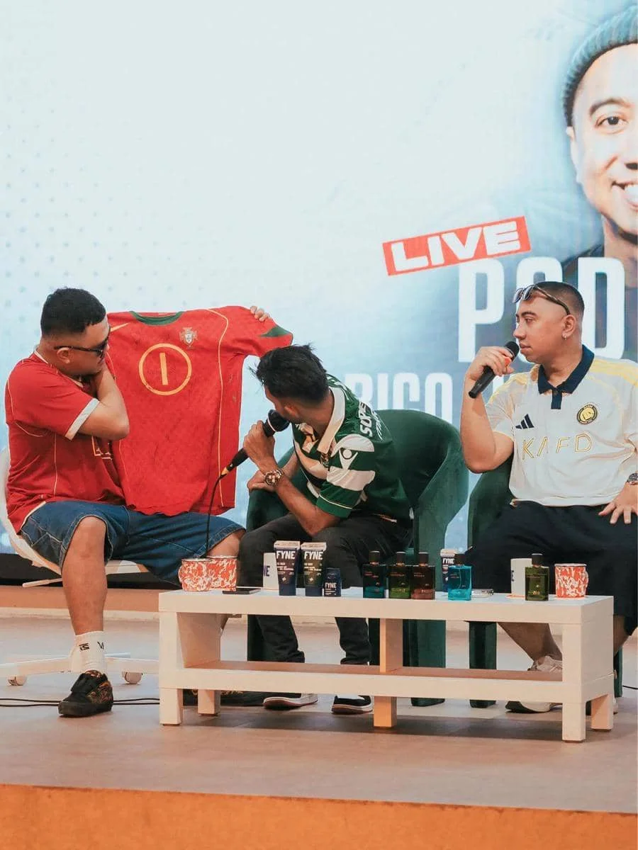 artis di live podcast bareng Martunis (instagram.com/ricolubis)