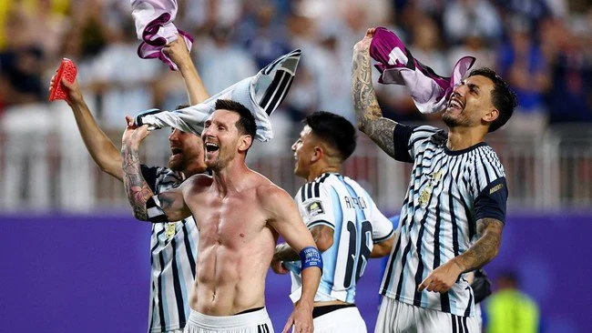 Cerita Messi Pimpin Argentina Hajar Spanyol 4-1