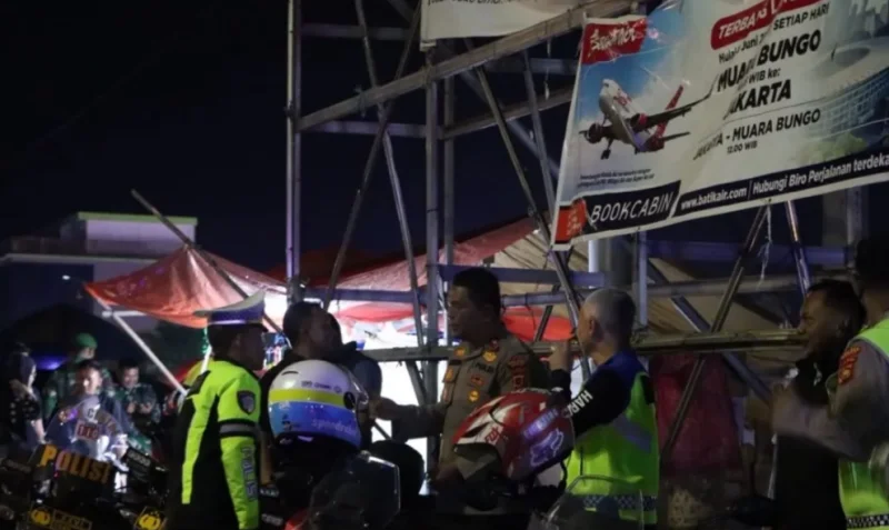 Polres Bungo Tidak Menemukan Balap Liar dan Geng Motor Saat Patroli Gabungan