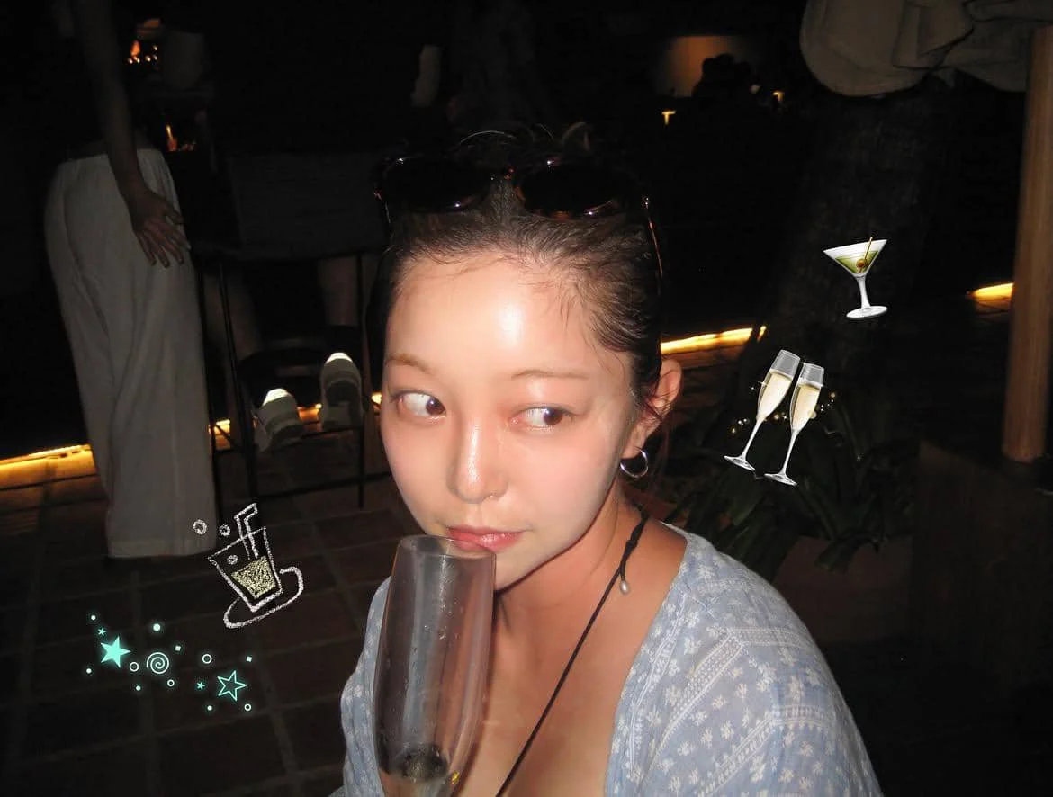 potret Kim Ga Eun di Bali