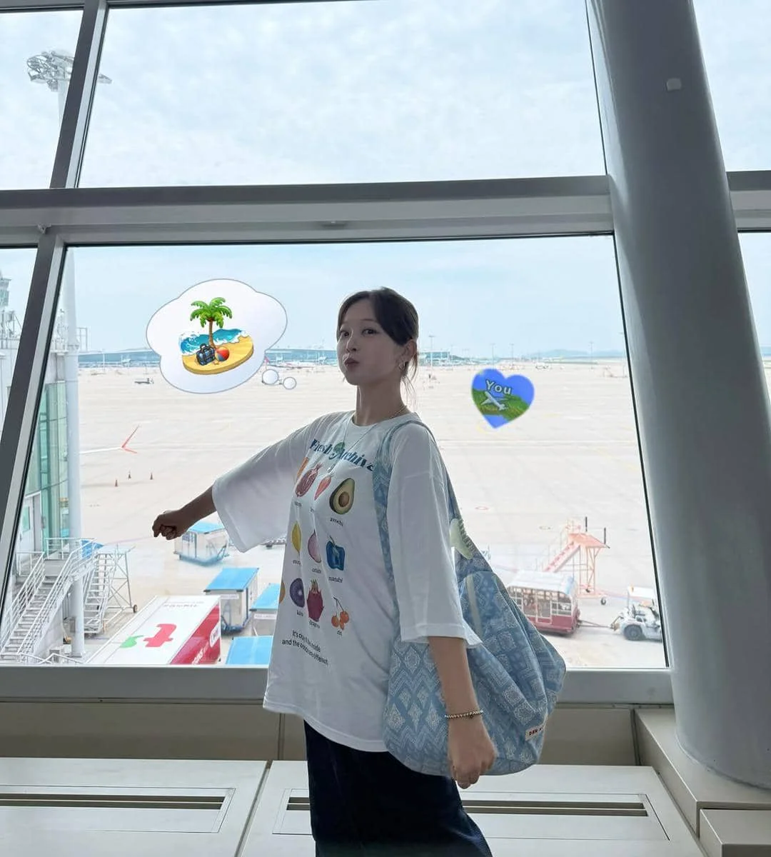 potret Kim Ga Eun di Bali