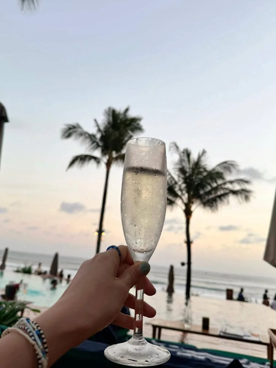potret Kim Ga Eun di Bali