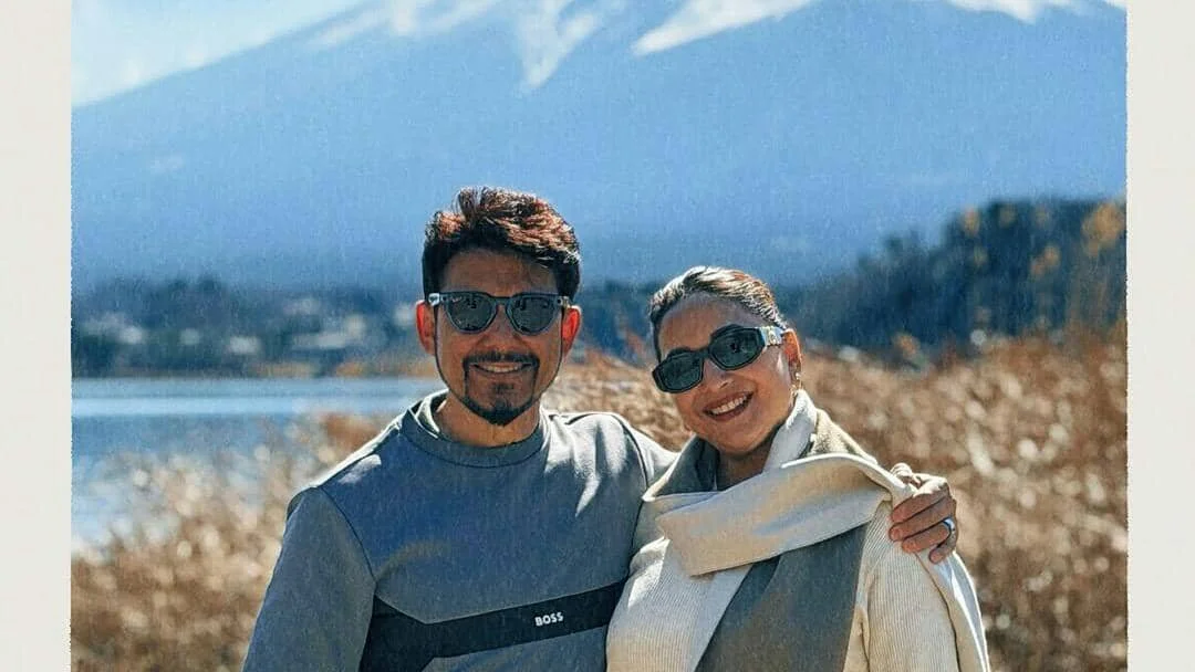Madhuri Dixit dan suami
