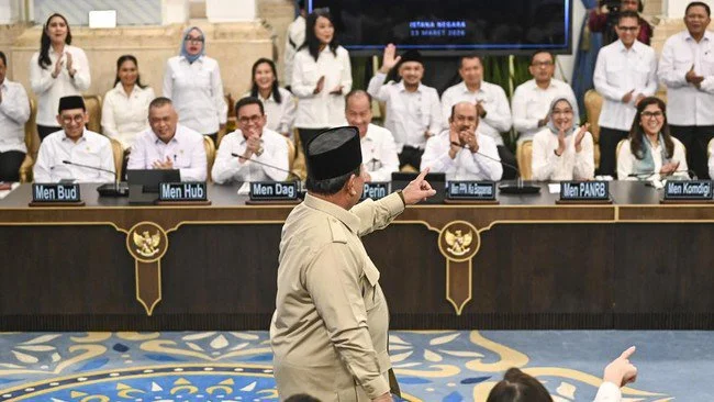 Prabowo Kumpulkan Menteri Gelar Sidang Kabinet di Istana Hari Ini