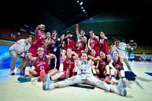 Timnas Basket Putri Indonesia U-18. (Foto: Perbasi)