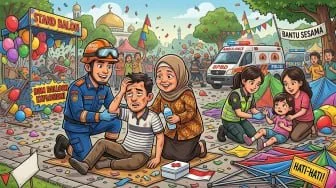 Balon Gas Meledak Saat Perayaan Hari Koperasi di Bali, 11 Orang Terluka