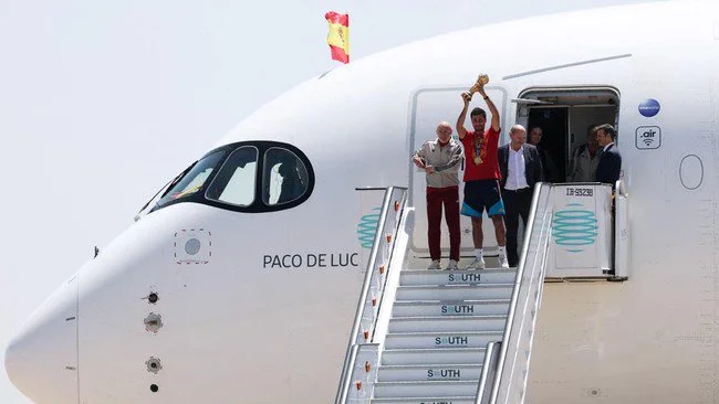 Timnas Spanyol Tiba di Madrid usai Juara Piala Dunia 2026