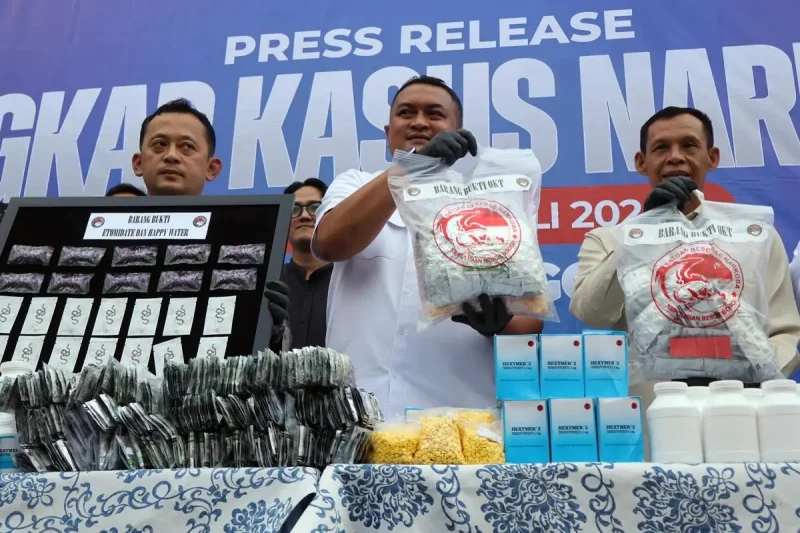 Polres Bogor Ungkap Peredaran Narkotika Dalam Vape, Rp6 Juta per Kartrid