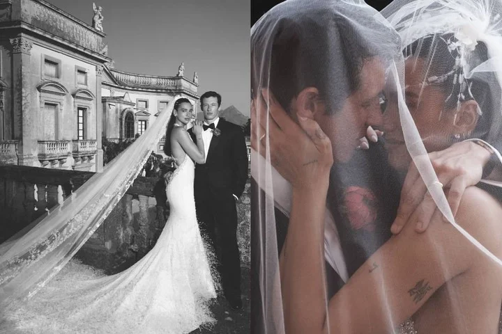Perayaan pernikahan musisi Dua Lipa dengan suaminya, aktor Callum Turner, yang berlangsung di Sisilia, Italia.